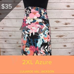 LuLaRoe azure women’s skirt